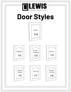 Lewis Cabinet Door Styles